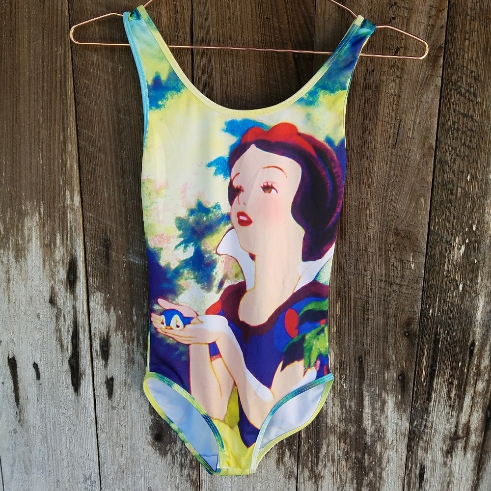 Disney Snow White Leotard Swimsuit Size Small